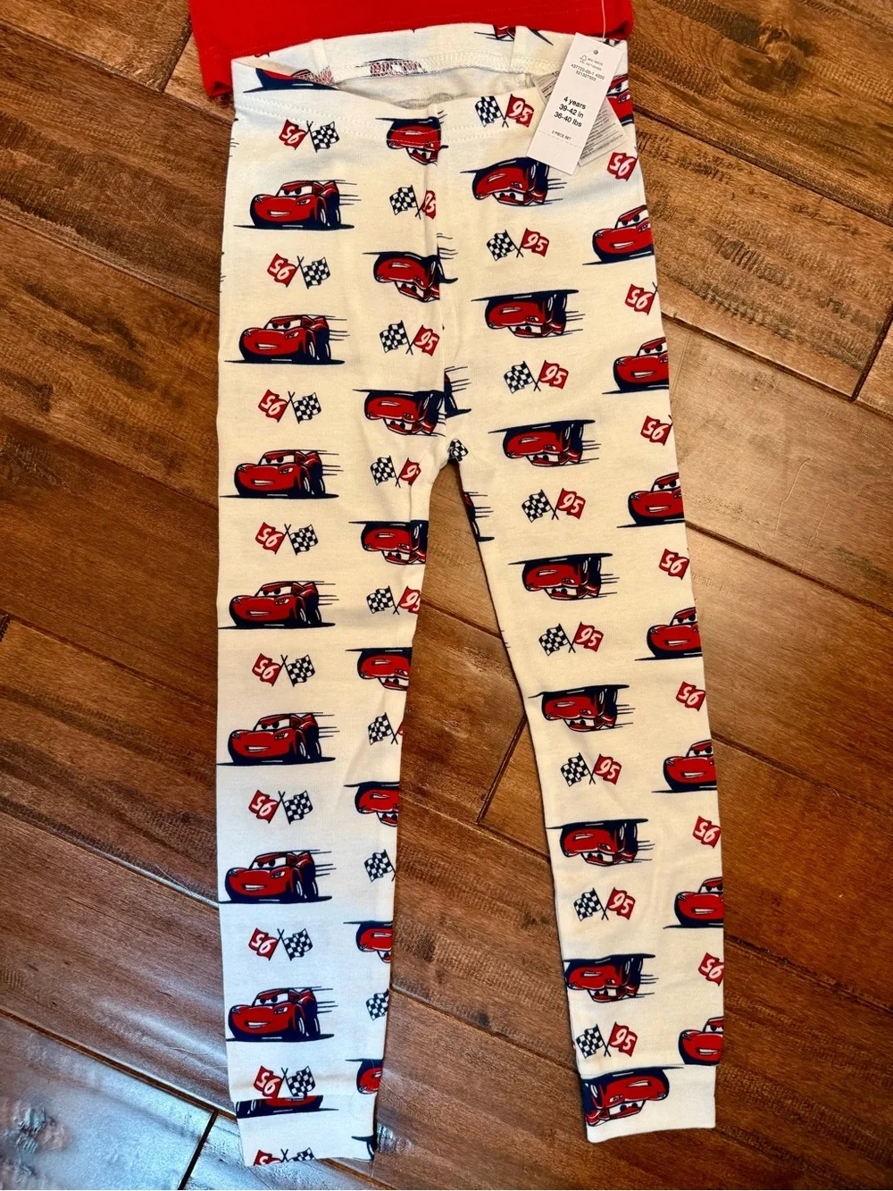 GAP Red Long-Sleeve Cars Graphic Pajama Top set